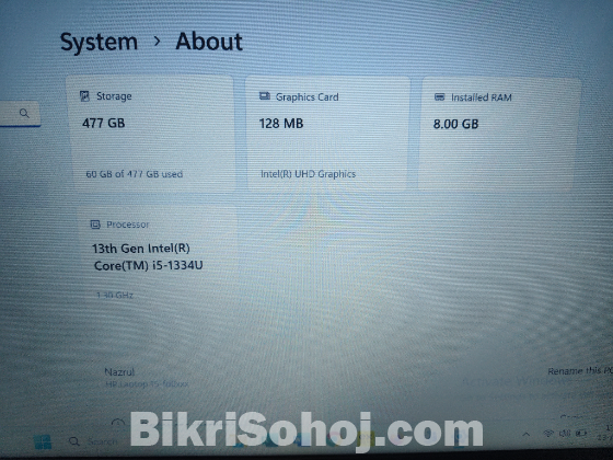 HP 13th generation Laptop